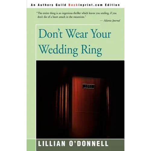 Don't Wear Your Wedding Ring