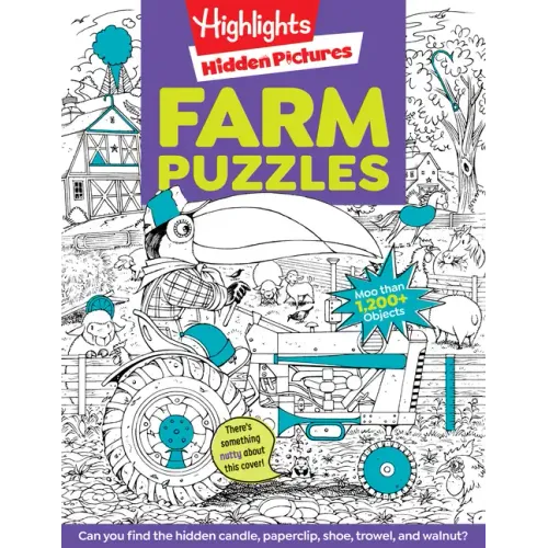 Farm Puzzles: Ultimate Farm Picture Puzzle Book with Over 1,200 Objects to Seek and Find, Farm-Themed Activity Book for Kids 6 and Older