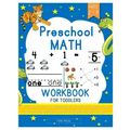 Preschool Math Workbook for Toddlers: Beginner Math Preschool Learning Book with Shapes, Numbers 1-10, Alphabet, Pre-Writing, Pre-Reading, and More fo