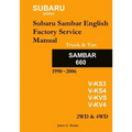 Subaru Sambar English Service Manual