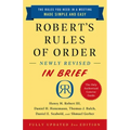 Robert's Rules of Order Newly Revised in Brief, 3rd Edition