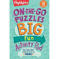 On-The-Go Puzzles Big Fun Activity Pad: A Highlights Activity Book Packed with Travel Activities, Car Activities, and More!