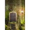 Forest Door, Discreet Internet Password Logbook, Large Print - Paperback - Clean Freak Lab