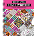Brain Games - Color by Number: Stress-Free Coloring (Pink)