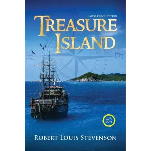 Treasure Island (Annotated, Large Print)