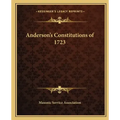 Anderson's Constitutions of 1723