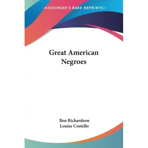 Great American Negroes