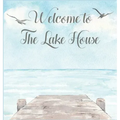 Lake house guest book (Hardcover) for vacation house, guest house, visitor comments book