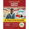GED Study Guide 2025-2026 All Subjects: 6 Practice Exams and GED Test Prep Book [10th Edition]