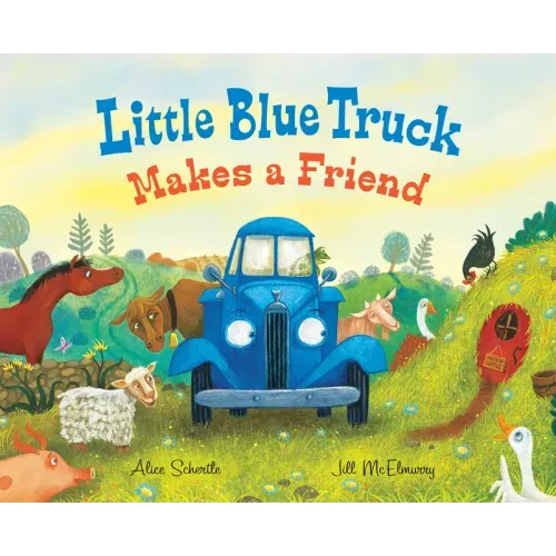 Little Blue Truck Makes a Friend: A Friendship Book for Kids