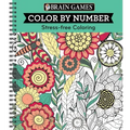 Brain Games - Color by Number: Stress-Free Coloring (Green)