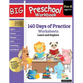 Big Preschool Workbook: Ages 3 - 5, 140+ Days of PreK Learning Materials, Fun Homeschool Curriculum Activities Help Pre K Kids Prep With Lette