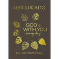 God Is with You Every Day, Deluxe Leathersoft Over Board: 365-Day Devotional
