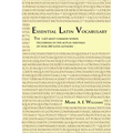 Essential Latin Vocabulary: The 1,425 Most Common Words Occurring in the Actual Writings of over 200 Latin Authors