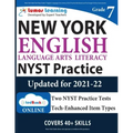 New York State Test Prep: Grade 7 English Language Arts Literacy (ELA) Practice Workbook and Full-length Online Assessments: NYST Study Guide