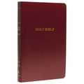 KJV, Gift and Award Bible, Imitation Leather, Burgundy, Red Letter Edition