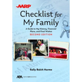 Aba/AARP Checklist for My Family: A Guide to My History, Financial Plans, and Final Wishes, Second Edition