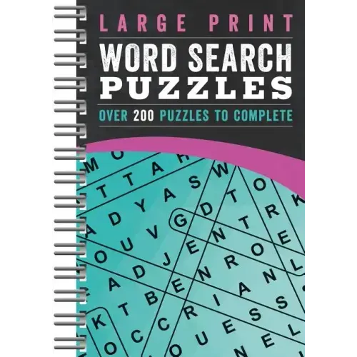 Large Print Word Search Puzzles Teal: More Than 200 Puzzles to Complete