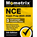 NCE Exam Prep 2025-2026 - 3 Full-Length Practice Tests, National Counselor Secrets Study Guide with Step-by-Step Video Tutorials: [5th Edition]