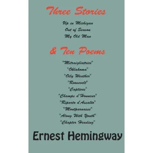 Three stories and ten poems