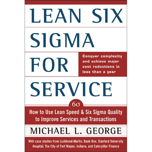 Lean Six SIGMA for Service (Pb)