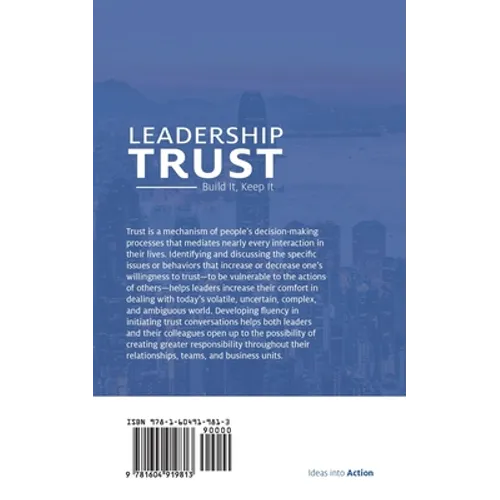 Leadership Trust: Build It, Keep It