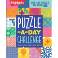 Puzzle-A-Day Challenge: Bite-Size Puzzles All Year Long: Bite-Size Puzzles All Year Long, a 365 Day Kids Puzzle Book with a Variety of Puzzles Includi